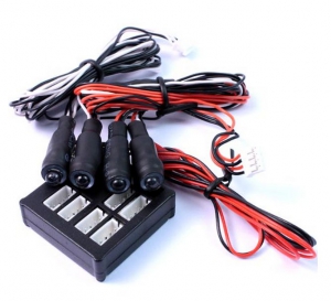 Yeah Racing Светодиоды LED с Angeleye (КРАС/БЕЛ) (YR Plug) с контроллером