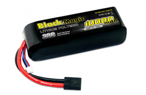 Black Magic Li-pol 7.4V 10000mAh, 30C, 2s1p, TRX Plug