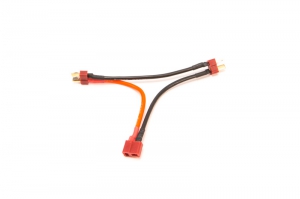 Goowell Y-кабель силовой с Т-образными разъемами T Plug Deans для последовательного соединения двух аккумуляторов.