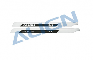 Align Лопасти осн. ротора 690 3G, белые, T-Rex 700