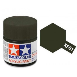 Tamiya Краска для склеиваемых моделей (акрил) XF-51 Khaki Drab