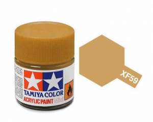 Tamiya Краска для склеиваемых моделей (акрил) XF-59 Desert Yellow