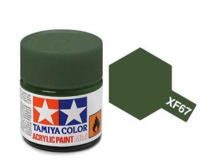 Tamiya Краска для склеиваемых моделей (акрил) XF-67 NATO Green