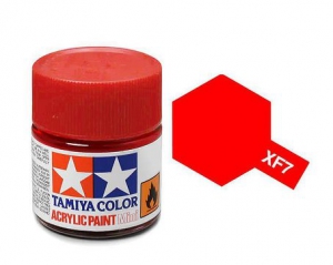 Tamiya Краска для склеиваемых моделей (акрил) XF-7 Flat Red