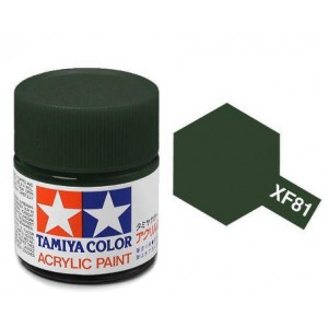 Tamiya Краска для склеиваемых моделей (акрил) XF-81 Dark Green 2 RAF