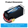 Аккумулятор B&C 10000 MAH 29.6V (8s) 90C, XT90S, Soft case (Для дронов)