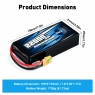 Аккумулятор B&C LiPo 22000 mAh 14.8V (4s) 90C, XT90S, Soft case