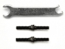 HPI Тяги регулируемые 4-40x24mm (2шт) сталь