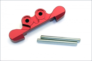 Kyosho Aluminum Front Suspension Mount (Red)