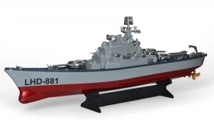 Радиоуправляемый военный корабль 2.4G. Масштаб 1:390 LHD-881