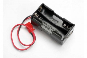 Traxxas Battery holder, 4-cell (no on/off switch) (for Jato and others that use a male Futaba style connecto