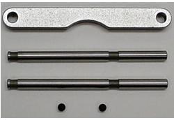 GS Racing Machined Aluminum Hinge Pin Support Kit (Front)