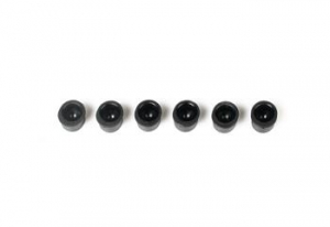 Team Magic Вставки осей рычагов - E4 Hinge Pin Mont Nylon Ball Cap (6шт)