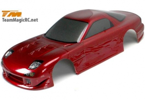 Team Magic Кузов с обвесом - 1/10 RX7 (190mm) окрашен / красный/ с отражателями