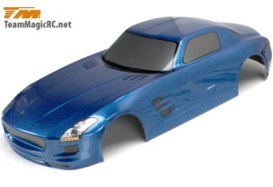 Team Magic Кузов туринг/дрифт 1/10 с аксессуарами (SLS 190mm Dark Blue) окрашен/ с отражателями