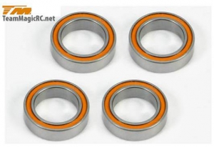 Team Magic Подшипники 10x15x4mm (4шт) Orange