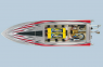 Aquacraft Revolt 30 Fe Mono Brushless 2.4Ghz (серебряный)