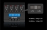 Интеллектуальное четырехканальное зарядное устройство EV-Peak E6 240V C:1A, 4x4.35W
