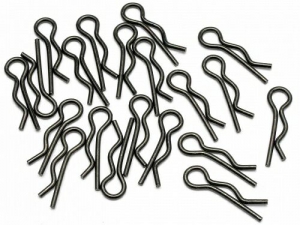 HPI Клипсы кузовные 1/8..1/5 (8MM/BLACK) 20шт