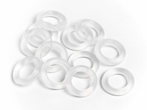 HPI Кольцо уплотнительное O-RING P6 (6x2mm/CLEAR/12шт) аналог 101030