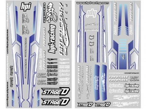 HPI Наклейки для кузова (ART FACTORY GRAPHICS GEOMETRIC) 2 листа