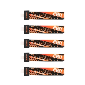 Аккумуляторы Li-po BetaFPV LAVA 260mAh 1S 3.8V HV 80C BT2.0 (Набор 5 штук)
