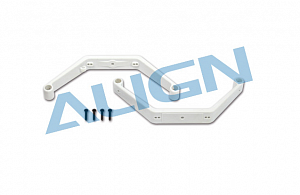 Align Стойки посадочных шасси, набор, белые, T-Rex 450