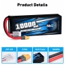 Аккумулятор Li-po B&C 10000 MAH 14.8V (4s) 90C, XT60, Soft case