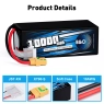 Аккумулятор B&C 10000 MAH 29.6V (8s) 90C, XT90S, Soft case (Для дронов)