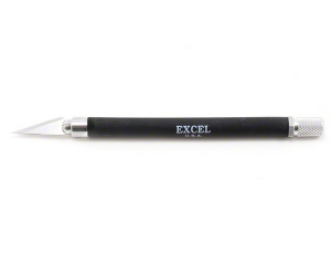 Excel Нож модельный Grip-On, Black