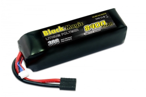 Black Magic Li-pol 11.1V 8400mAh, 30C, 3s1p, TRX Plug