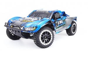 Модель шорт-корс трака Remo Hobby 9EMU Racing 4WD (синяя)
