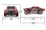 Модель шорт-корс трака Remo Hobby 9EMU Racing Brushless 4WD (влагозащита)