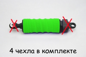 Чехлы DERB на амортизаторы для автомоделей масштаба 1:9 (зеленые)