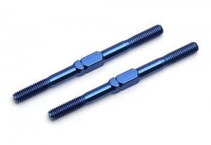 Associated Тяги титановые 1.65",42мм (blue/ 2шт)