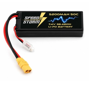 Аккумулятор Speed Storm Li-Po 7.4V 50C 5200 mAh Hard Case разъем XT90 - SS-2S5200-50-XT90