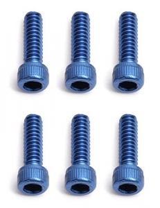 Associated Винт FT 4-40 X 3/8" blue aluminum (6шт)