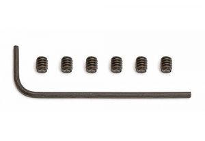 Associated Винт установочный - 4-40x1/8" (6шт) with Allen Wrench