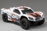 Модель шорт-корс трака Losi TENACITY 4WD Brushless (AVC) (белый/оранжевый)