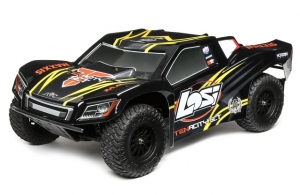 Модель шорт-корс трака Losi TENACITY 4WD Brushless (AVC) (черный/желтый)