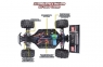 Радиоуправляемая трагги Remo Hobby EVO-R Brushless 4WD 2.4G 1/8 RTR (цвет красный)