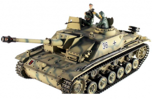 Радиоуправляемый танк Taigen 1:16 SturmgeschutzIIIausf.gsd.kfz. PRO 2.4 Ghz (ИК) TG3868-1A-IR