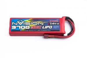Аккумулятор nVision Li-Po 7.4(2S) 3700mAh 30C  NVO1806