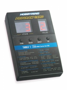 Карта программирования регуляторов Hobbywing LED Program Card C MAX V3