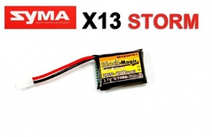 Аккумулятор для SYMA X13 Black Magic LiPo 3,7В(1S) 200mAh 20C Soft Case Molex plug