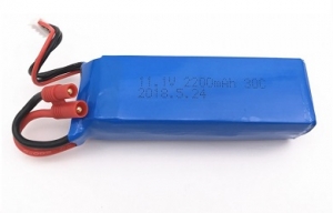 Аккумулятор LJ Battery Li-Po 11.1v 3s2200mah Banana XH-4P Plug