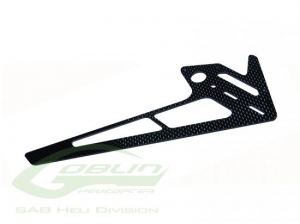 H0288-S Карбоновый вертикальный плавник Goblin 570 желтый/белый