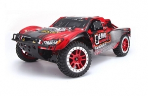 Радиоуправляемый шорт-корс трак 1:10 Remo Hobby 9EMU Racing Brushless 4WD 2.4Ghz RTR (синяя)