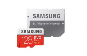 Карта памяти Samsung microSDXC EVO Plus 128GB 90MB/s + SD adapter