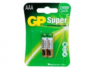Батарейки AAA 1.5B Super Alkaline GP (2 шт)